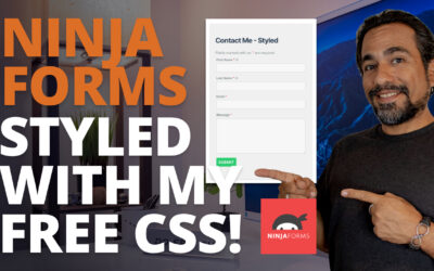 Style your Ninja Forms in minutes with CSS. CSS Code Included.